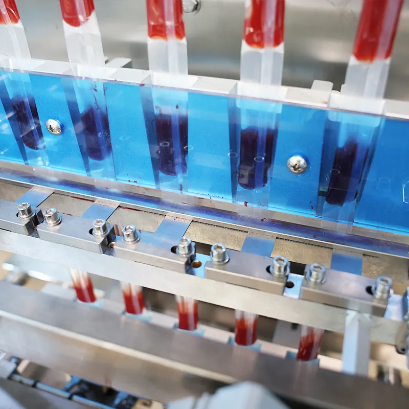 6 8 Lane Ice Pop Filling Sealing Machine Liquid Jelly Stick Packaging Machine Price