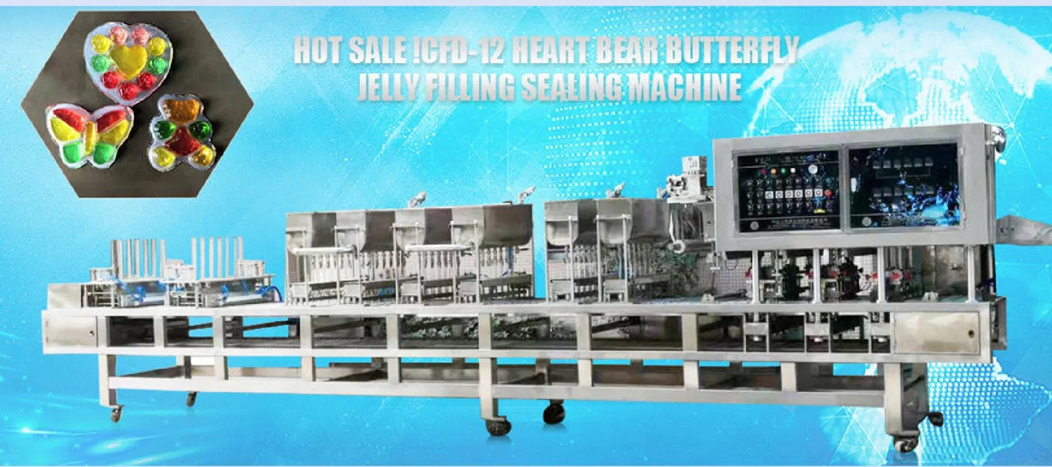 Advanced Custom Heart-Shaped Jelly Filling and Sealing Machine