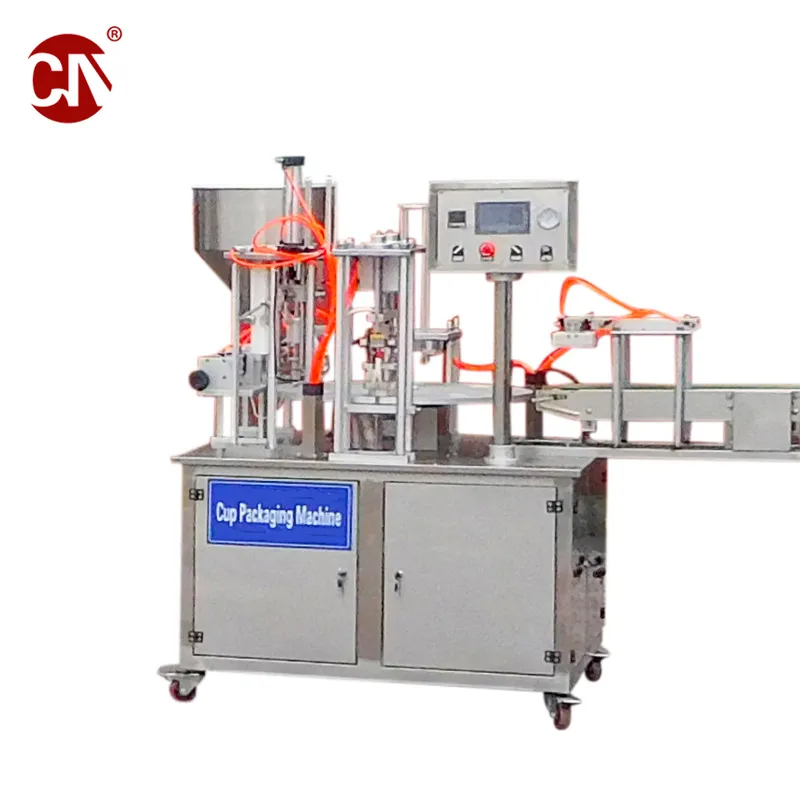 Automatic Yogurt Pudding Ice Cream Water Jelly Cup Filling Sealing Machine