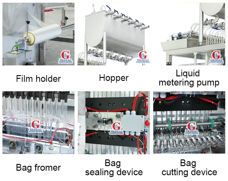 Ice Lolly/Ice Bar Jelly Cream Automatic Sachet Packing Filling and Sealing Machine