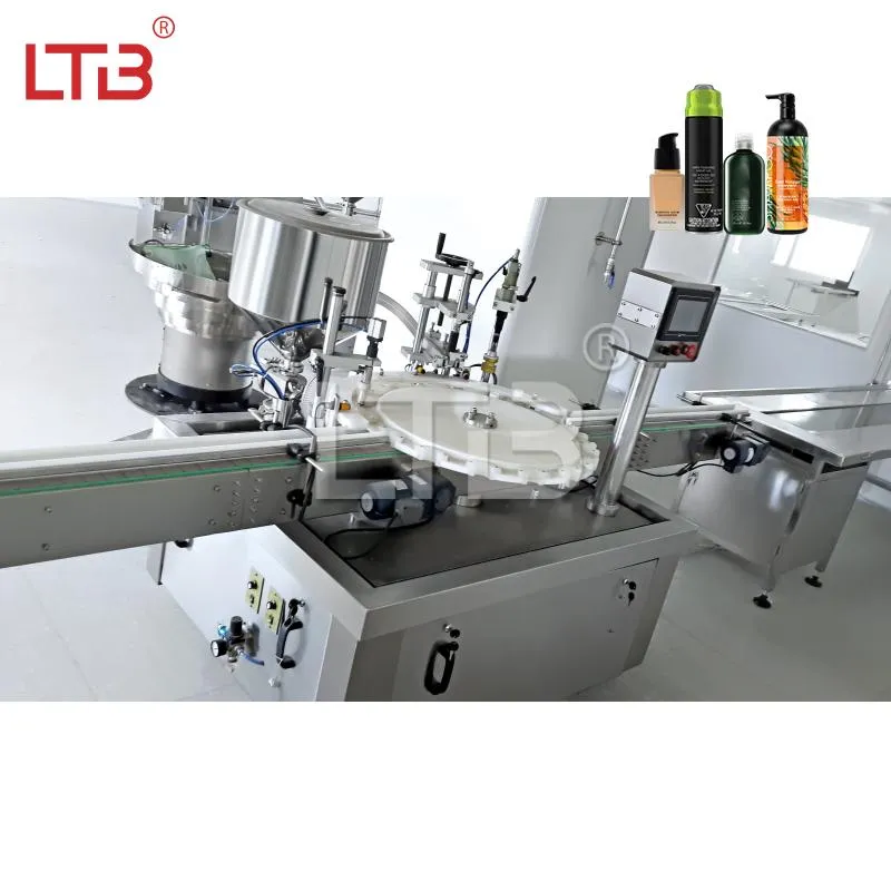 Multi-Head Production Filling Line Hair Wax Lotion Gel Petroleum Jelly Essential Oil Capping and Labeling Stainless Steel Automatic Machine