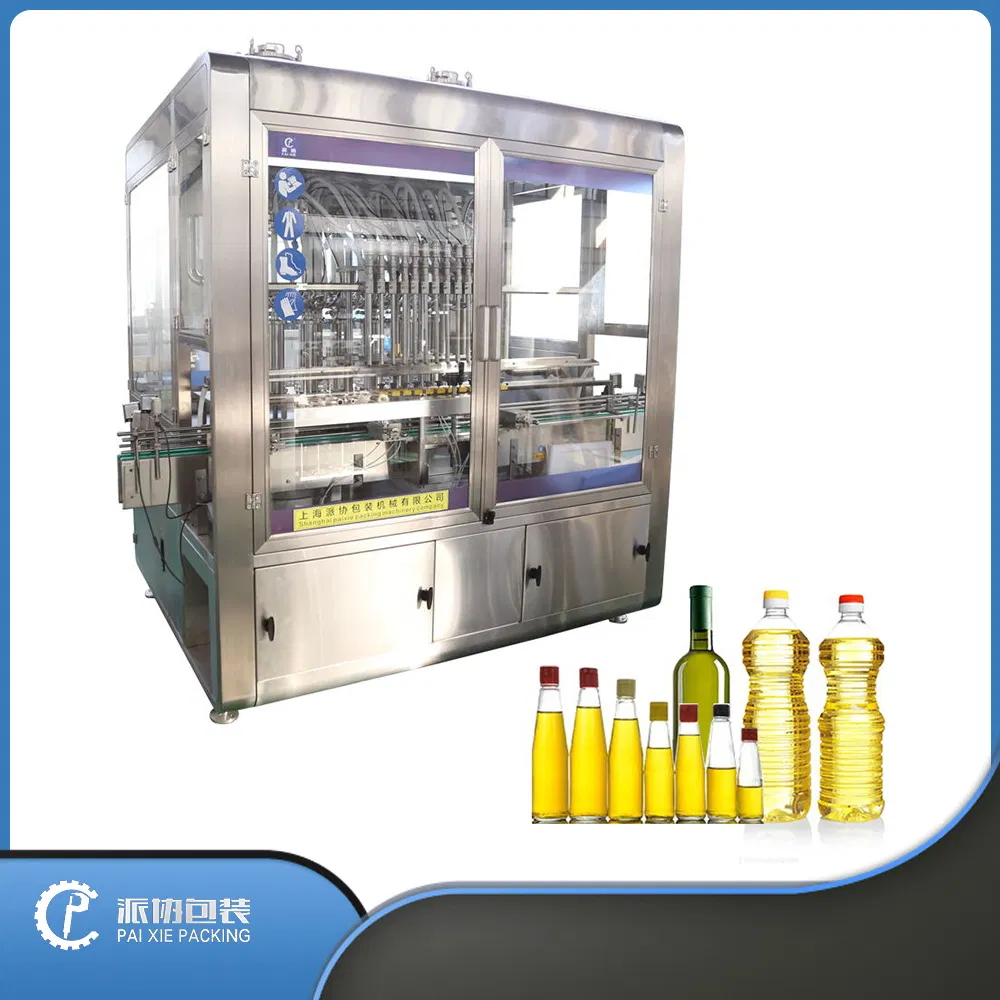 New Design Factory Low Price Automatic Liquid Water Drinking Spice Oil Soy Sauce Milk Vinegar Jam Jelly Shampoo Bottle Filling Capping Labeling Machine