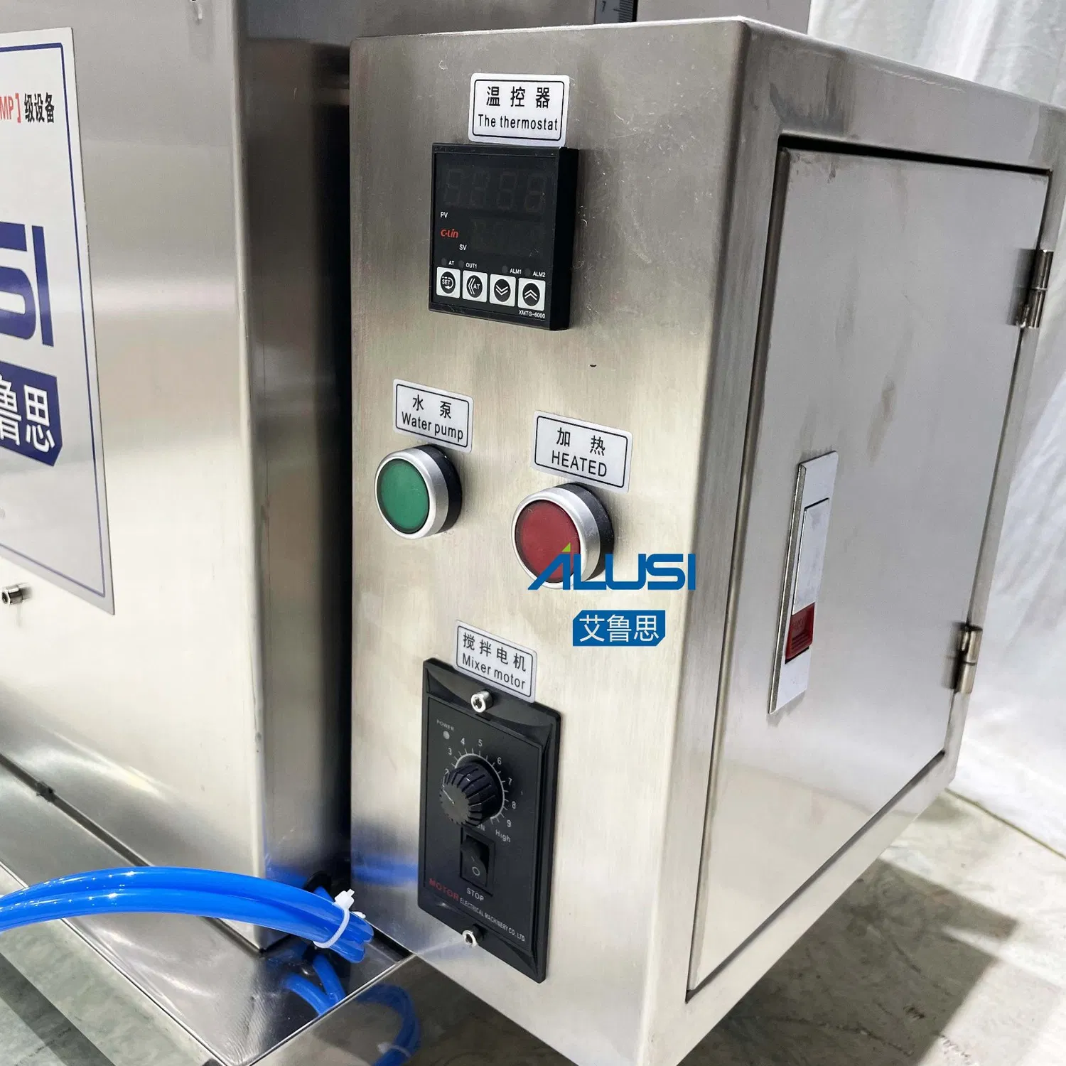 Semi Automatic Single Head Jelly Oil Paste Hot Filling Machine with Heating Tank and Mixing System