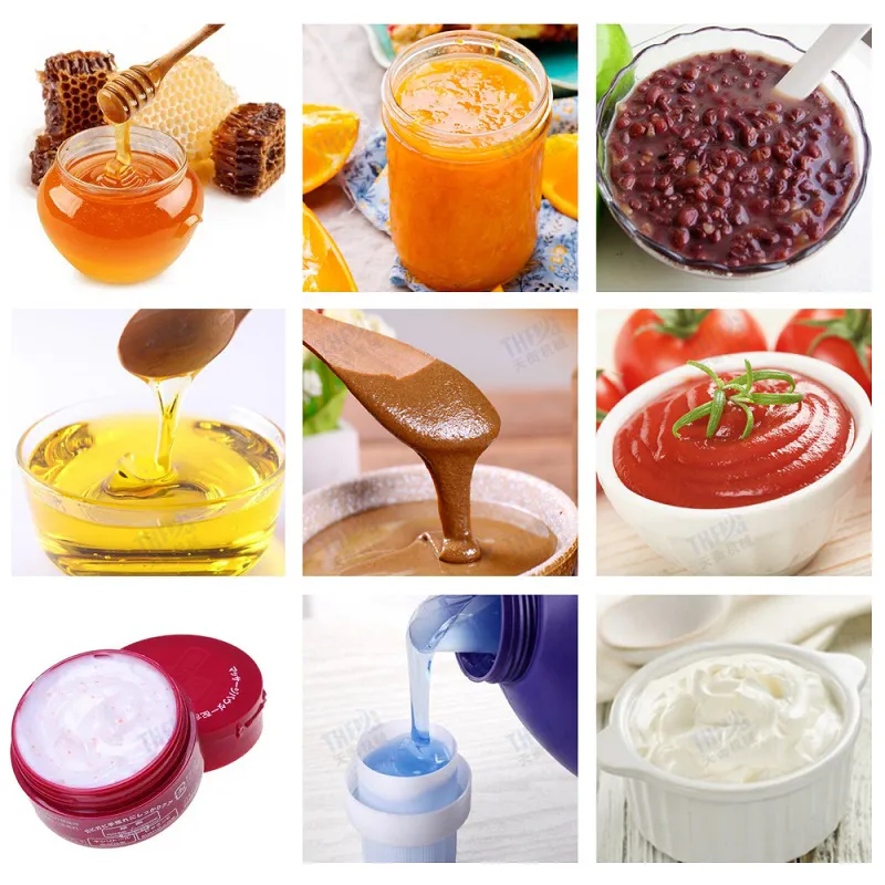 Yogurt Jelly Juice Ice Cream Chocolate Sauce Liquid Semi-Automatic Filling Machine